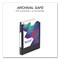 Samsill 11.5 in. x 8.5 in. 3 Rings 1 in. Capacity Durable D-Ring View Binders - Black (4/Pack)